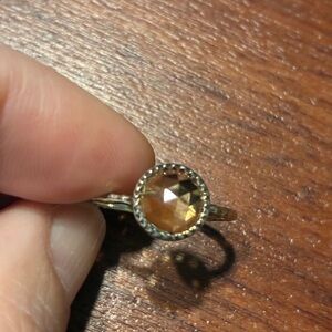 925 silver Ring with citrine